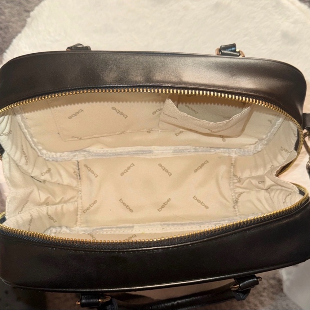 Bebe Yara Woven Satchel - Picture 4 of 6